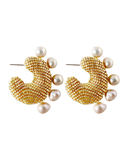 SOLITO PEARLED HOOPS