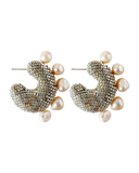 SOLITO PEARLED HOOPS