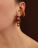 SOLITO PEARLED HOOPS
